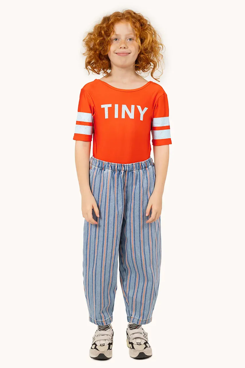 Tinycottons Детски памучен панталон STRIPES MULTICOLOR PANT