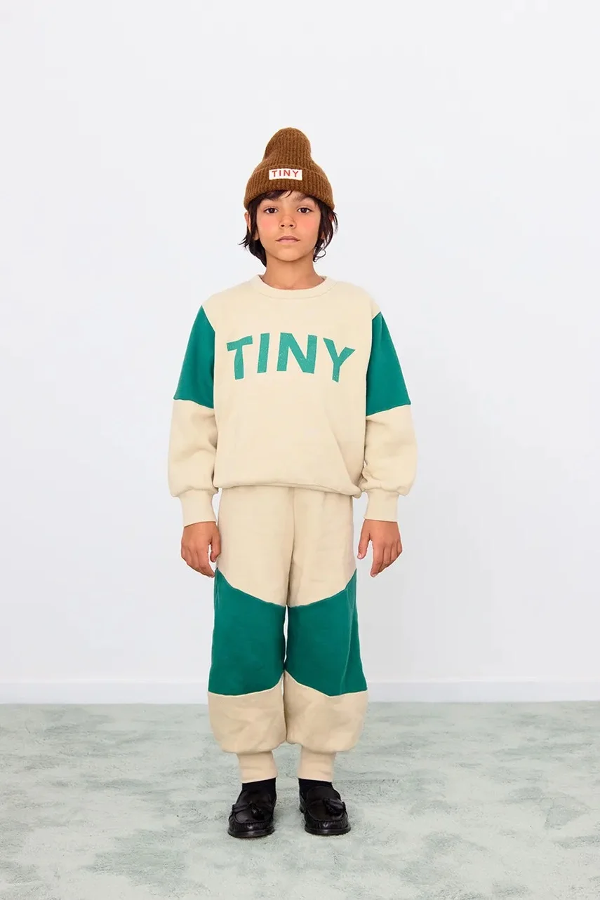 Tinycottons Детски памучен панталон TINY COLOR BLOCK SWEATPANT