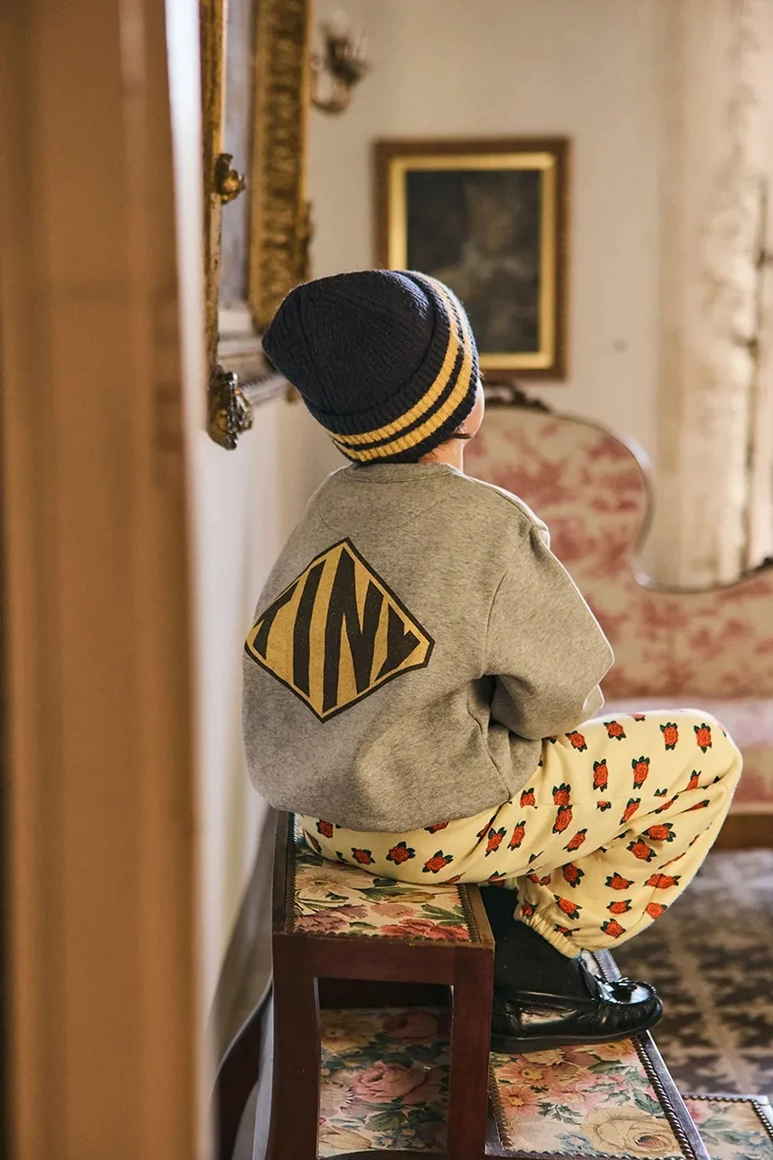 Tinycottons Детски памучен суичър DIAMOND TINY GRAPHIC SWEATSHIRT