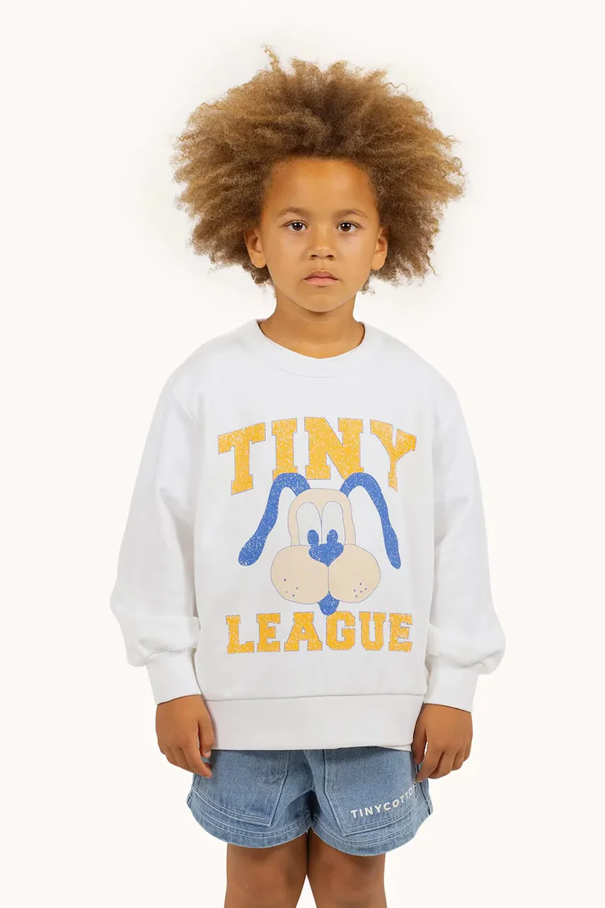 Tinycottons Детски памучен суичър TINY LEAGUE GRAPHIC SWEATSHIRT