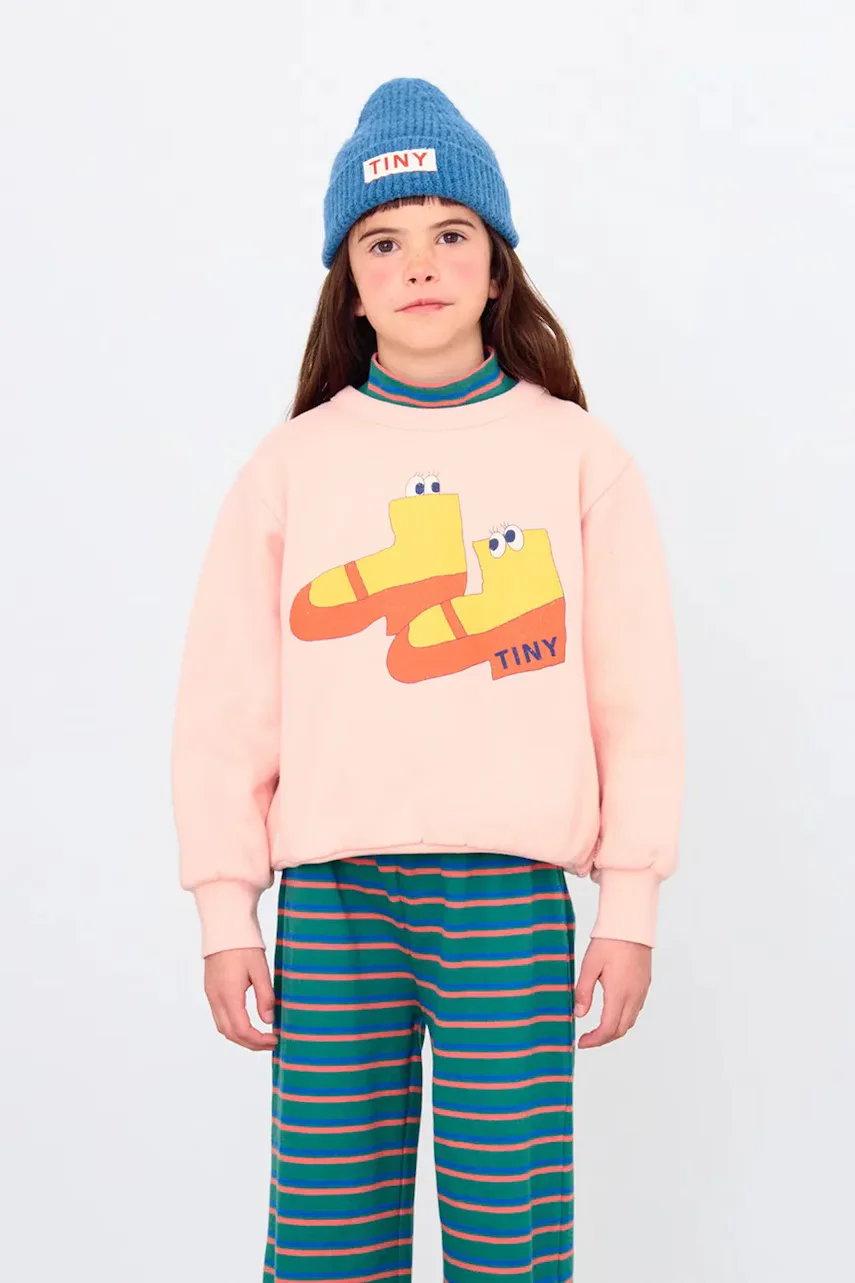 Tinycottons Детски памучен суичър WALK GRAPHIC SWEATSHIRT