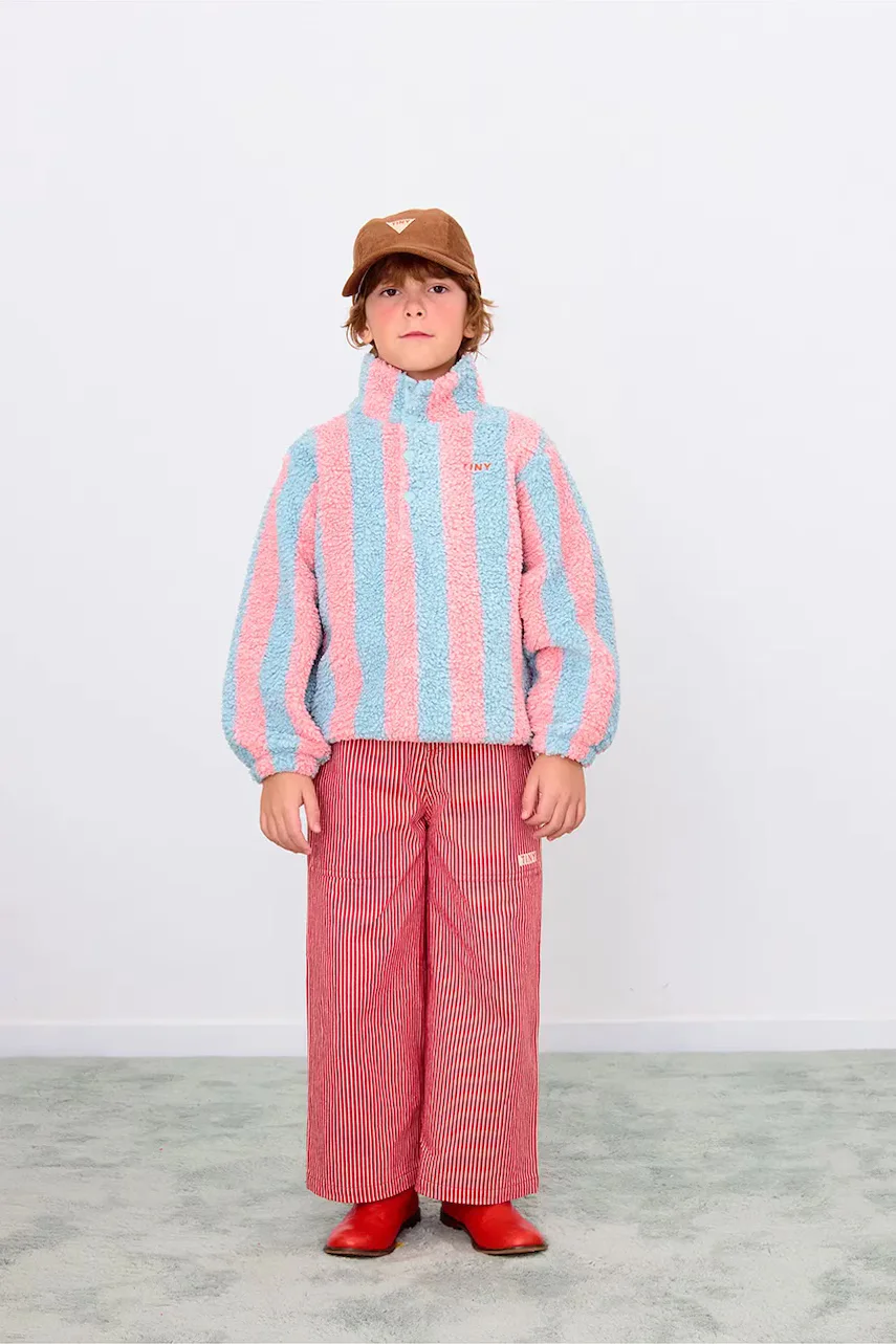 Tinycottons Детски суичър STRIPES SHERPA SWEATSHIRT