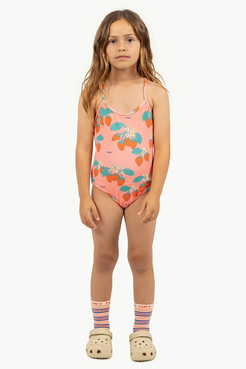 Tinycottons Детски цял бански STRAWBERRIES SWIMSUIT