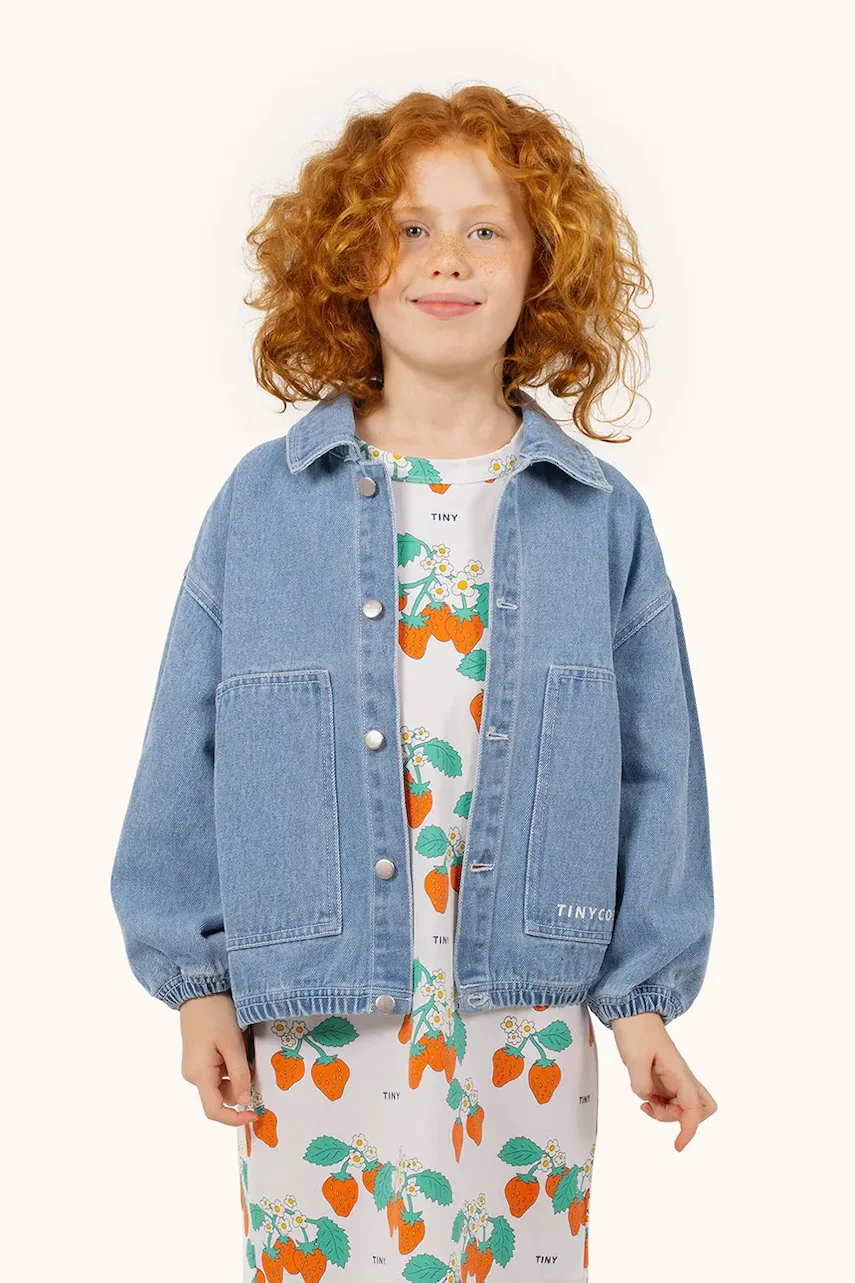 Tinycottons Детско дънково яке GRAPHIC DENIM JACKET