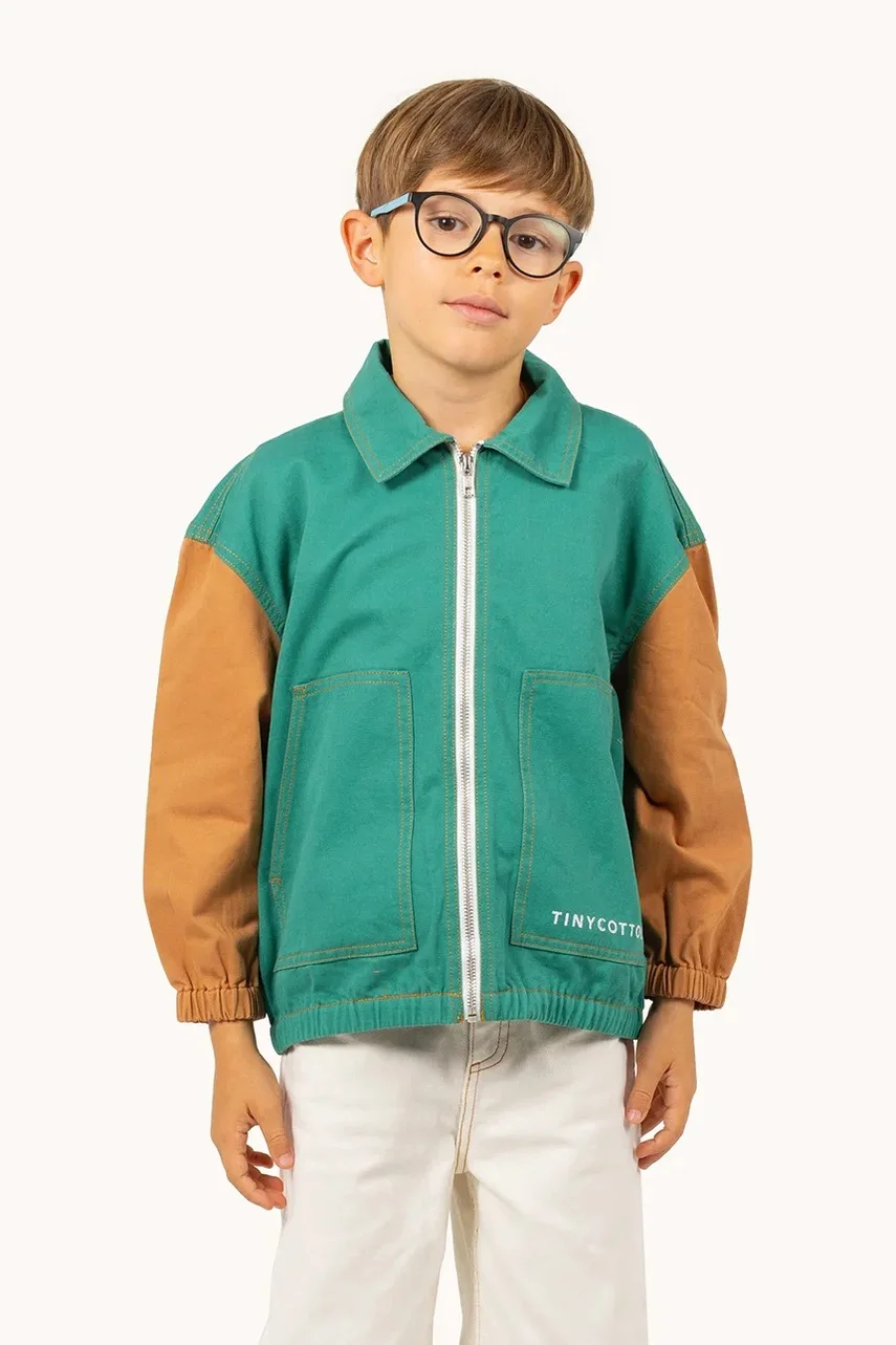 Tinycottons Детско памучно яке COLOR BLOCKED JACKET