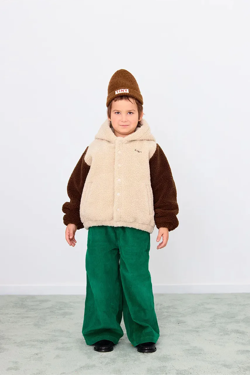 Tinycottons Детско яке COLOR BLOCK POLAR SHERPA HOODIE