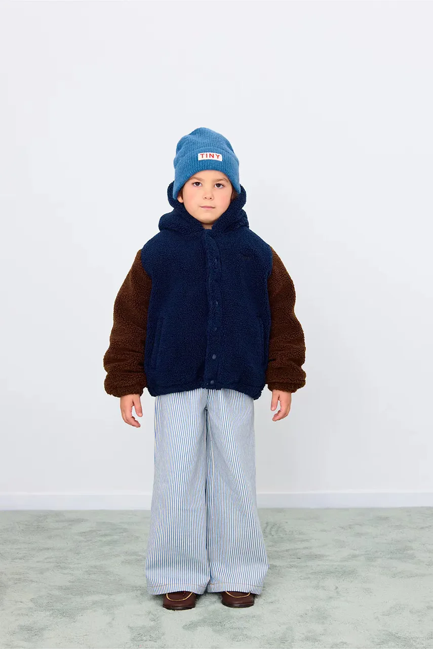 Tinycottons Детско яке COLOR BLOCK POLAR SHERPA HOODIE