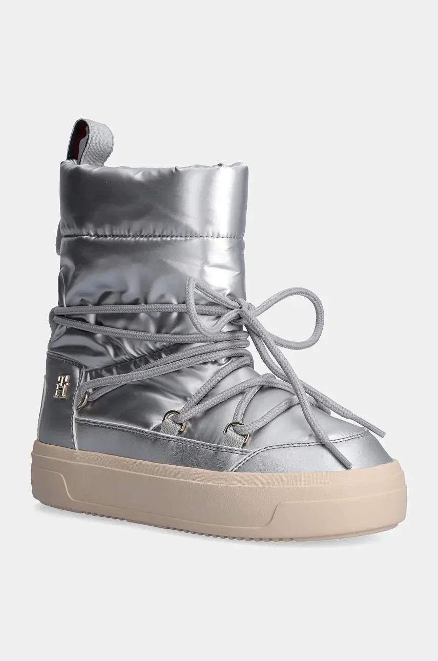 Tommy Hilfiger Апрески LACE-UP METALLIC SNOWBOOT