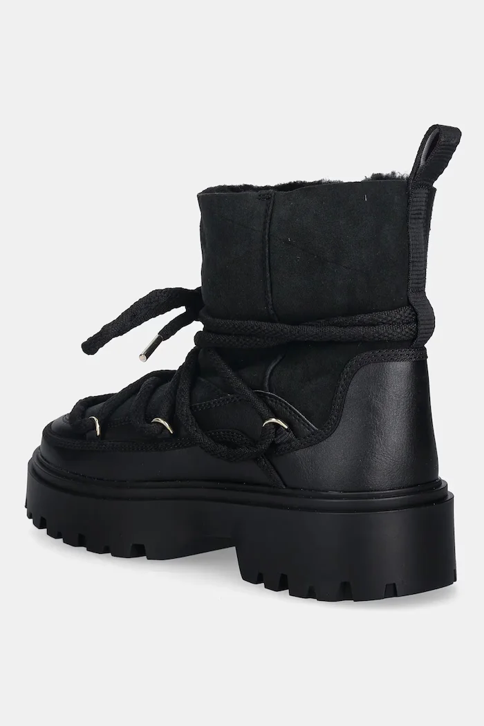 Tommy Hilfiger Апрески REAL SHEARLING LACEUP в черно FW0FW08996