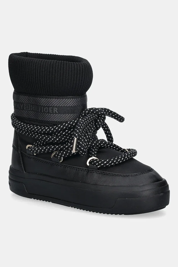 Tommy Hilfiger Апрески SNOW BOOT WATER REPELLENT в черно FW0FW09260