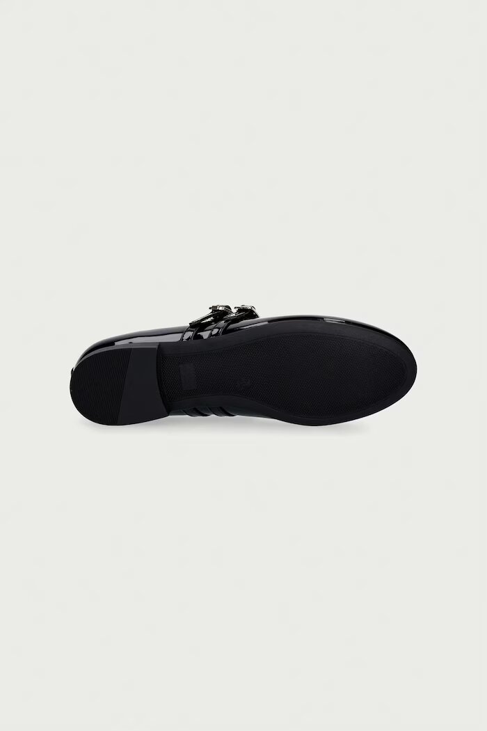 Tommy Hilfiger балеринки за деца черни T3A3-35131