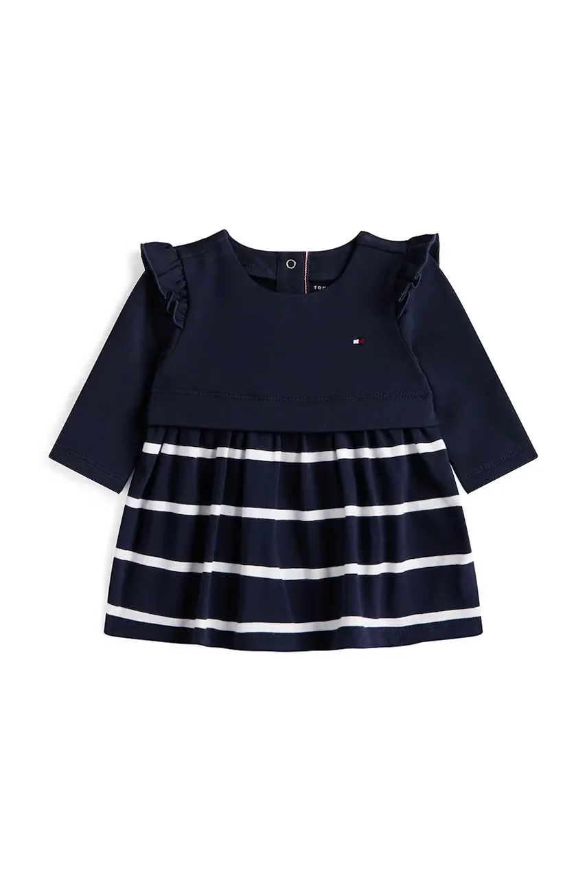 Tommy Hilfiger Бебешка рокля с памук