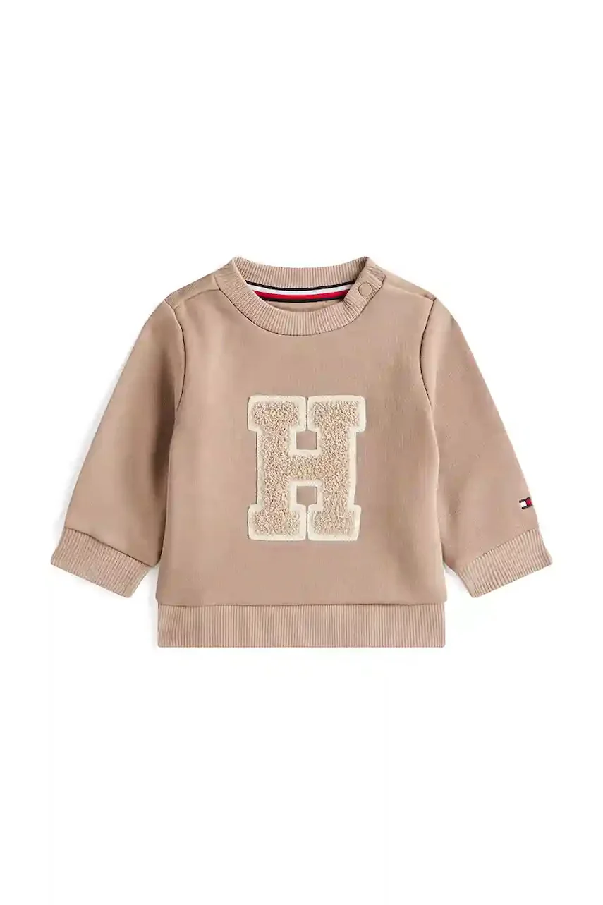 Tommy Hilfiger Бебешки суитшърт с коприна