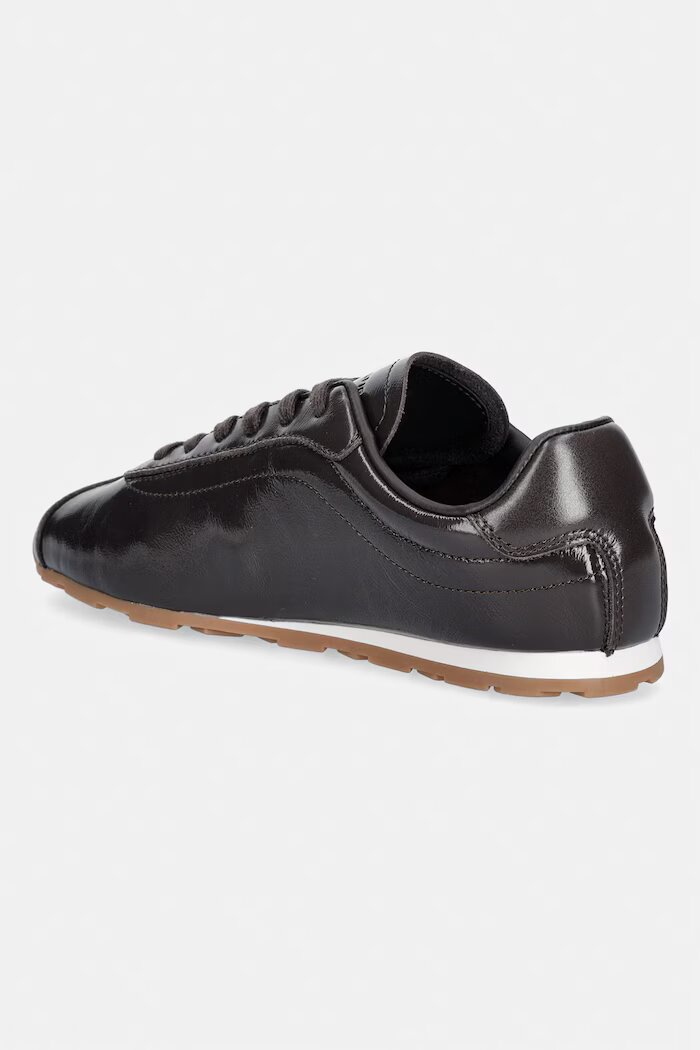 Tommy Hilfiger BELLA SNEAKER LEATHER маратонки дамски от кожа кафяви FW0FW09495