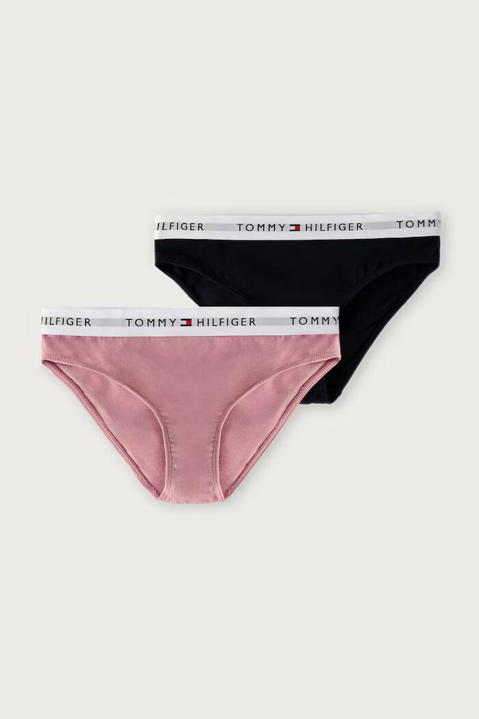 Tommy Hilfiger бикини за деца с памук 2 броя розови UG0UG00866