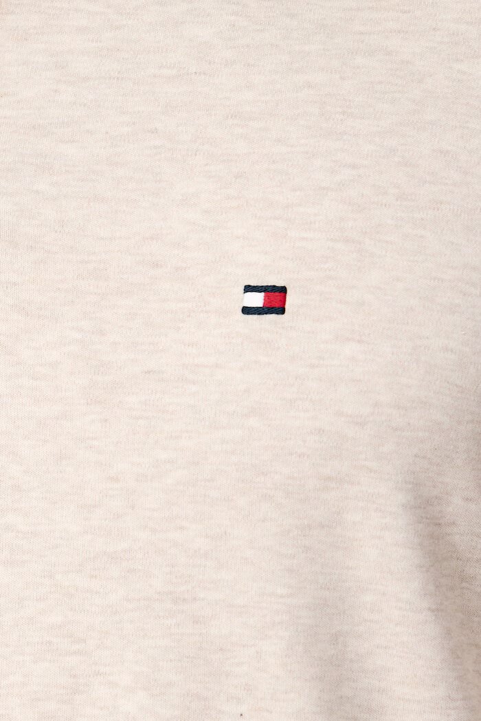 Tommy Hilfiger блуза с дълги ръкави мъжка от памук бежова MW0MW37317