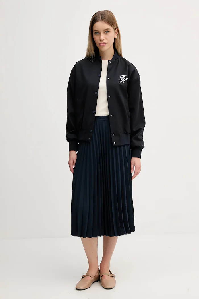 Tommy Hilfiger Блуза с дълги ръкави в бежово WW0WW47309