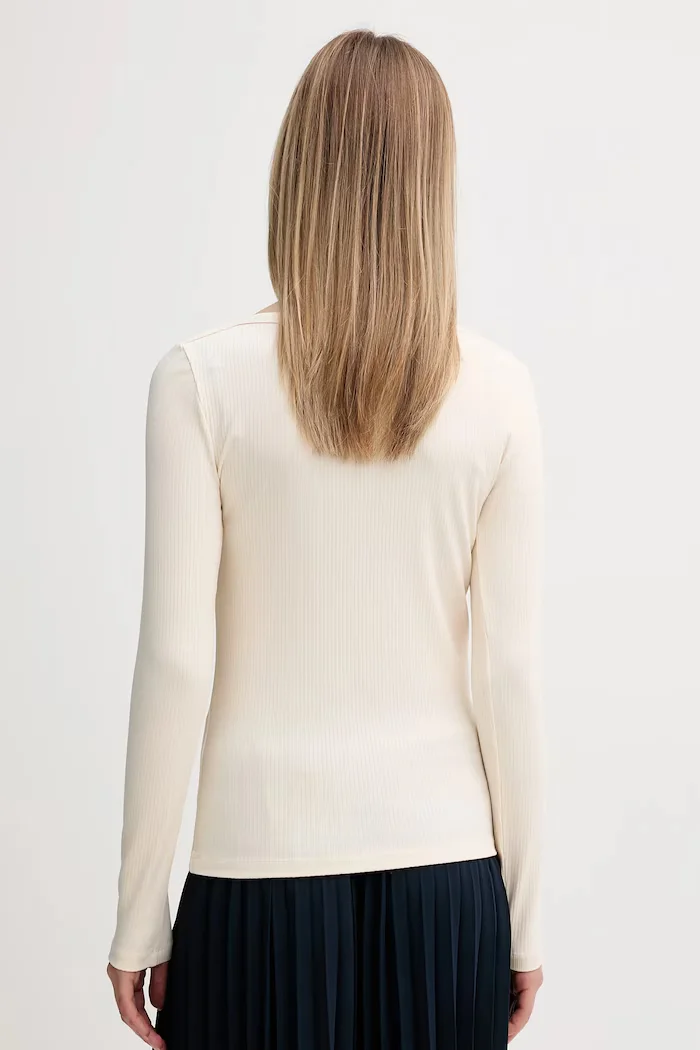 Tommy Hilfiger Блуза с дълги ръкави в бежово WW0WW47309