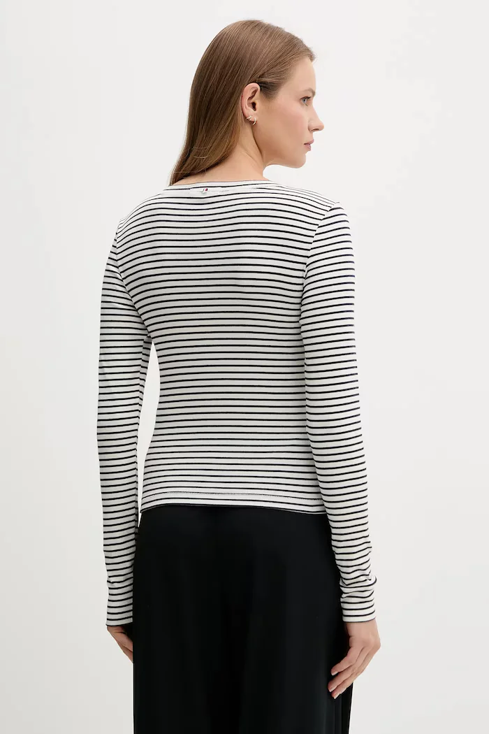Tommy Hilfiger Блуза с дълги ръкави в тъмносиньо UW0UW06090