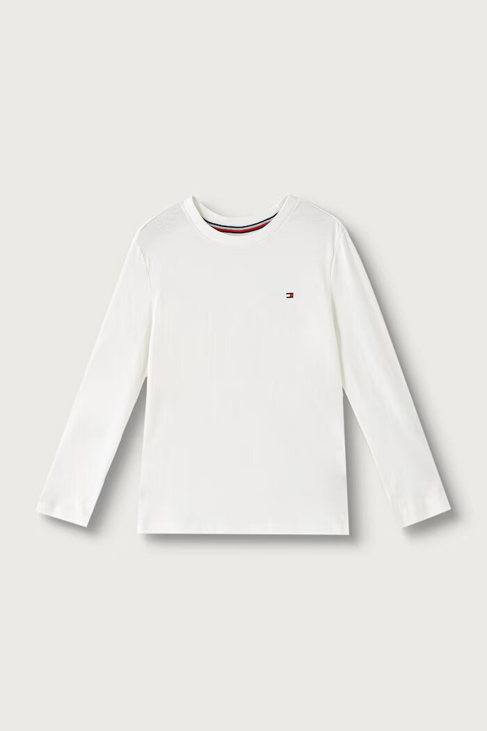 Tommy Hilfiger блуза с дълги ръкави за деца от памук 2 броя бордо UK0UK00077