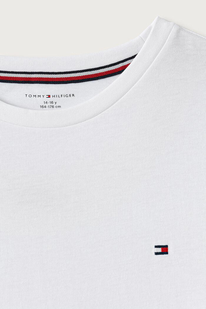 Tommy Hilfiger блуза с дълги ръкави за деца от памук 2 броя бяла UK0UK00077