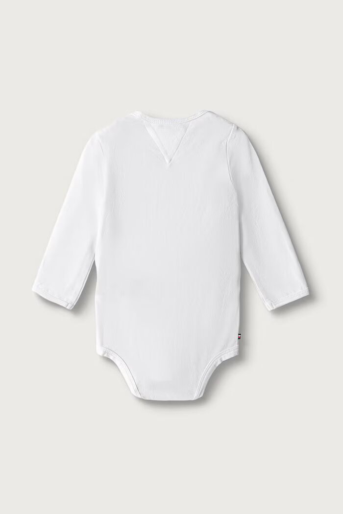 Tommy Hilfiger боди за бебе от памук с еластан 3 броя розово KN0KN02316