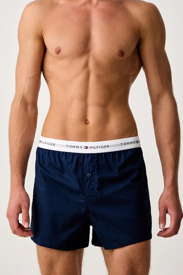 Tommy Hilfiger боксерки мъжки от памук 2 броя тъмносини UM0UM03871
