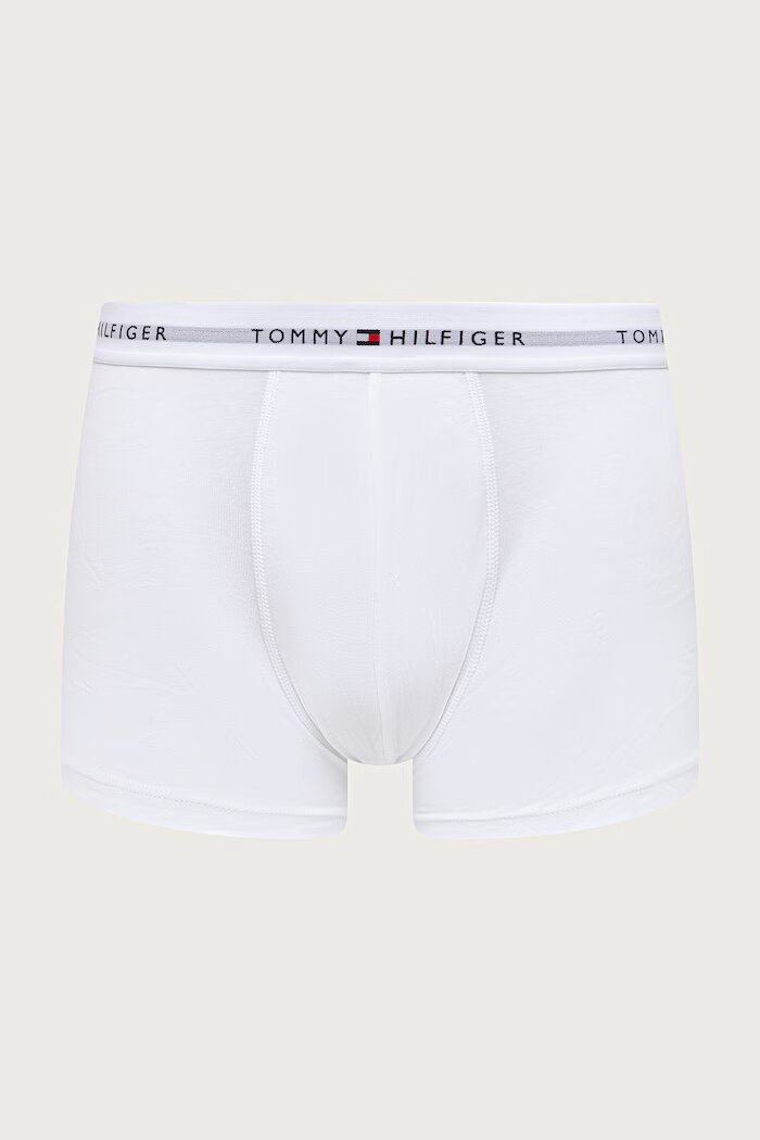 Tommy Hilfiger боксерки мъжки от памук с еластан 3 броя бели UM0UM03889