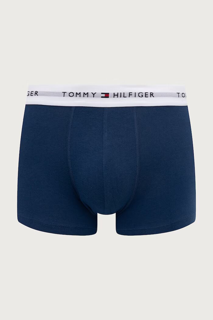 Tommy Hilfiger боксерки мъжки от памук с еластан 3 броя тъмносини UM0UM03889