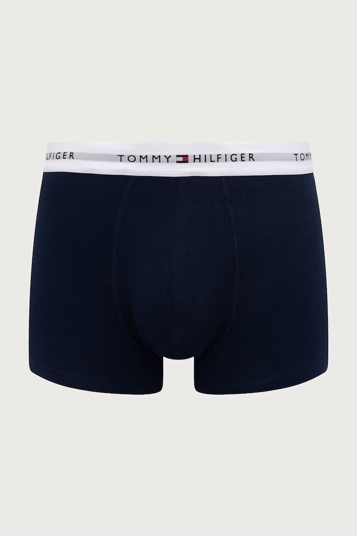 Tommy Hilfiger боксерки мъжки от памук с еластан 3 броя тъмносини UM0UM03889
