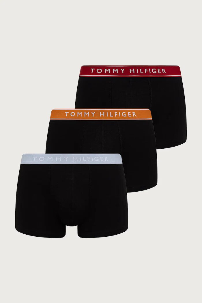 Tommy Hilfiger боксерки мъжки с памук 3 броя черни UM0UM03881