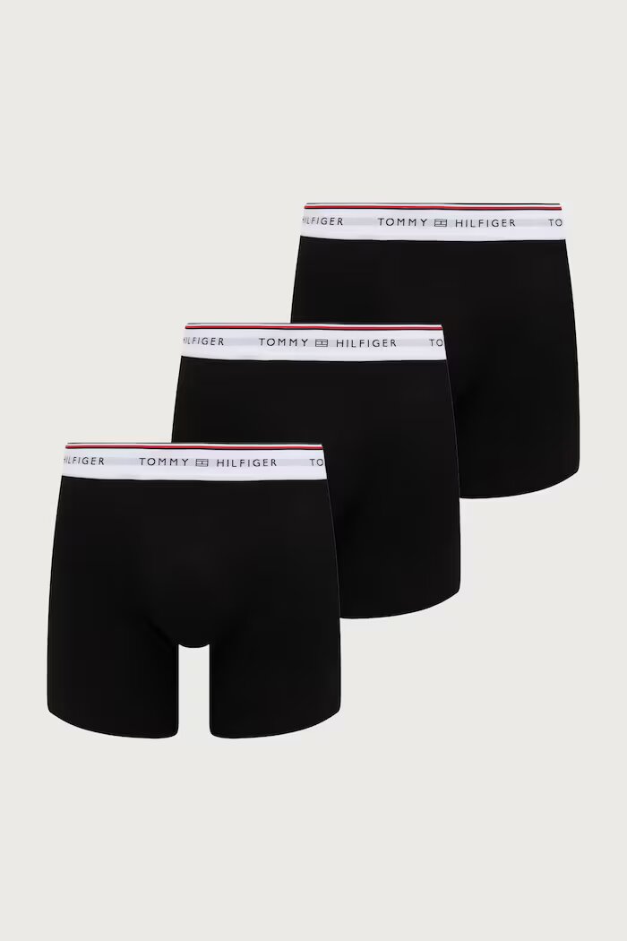 Tommy Hilfiger боксерки мъжки с памук 3 броя черни UM0UM03978