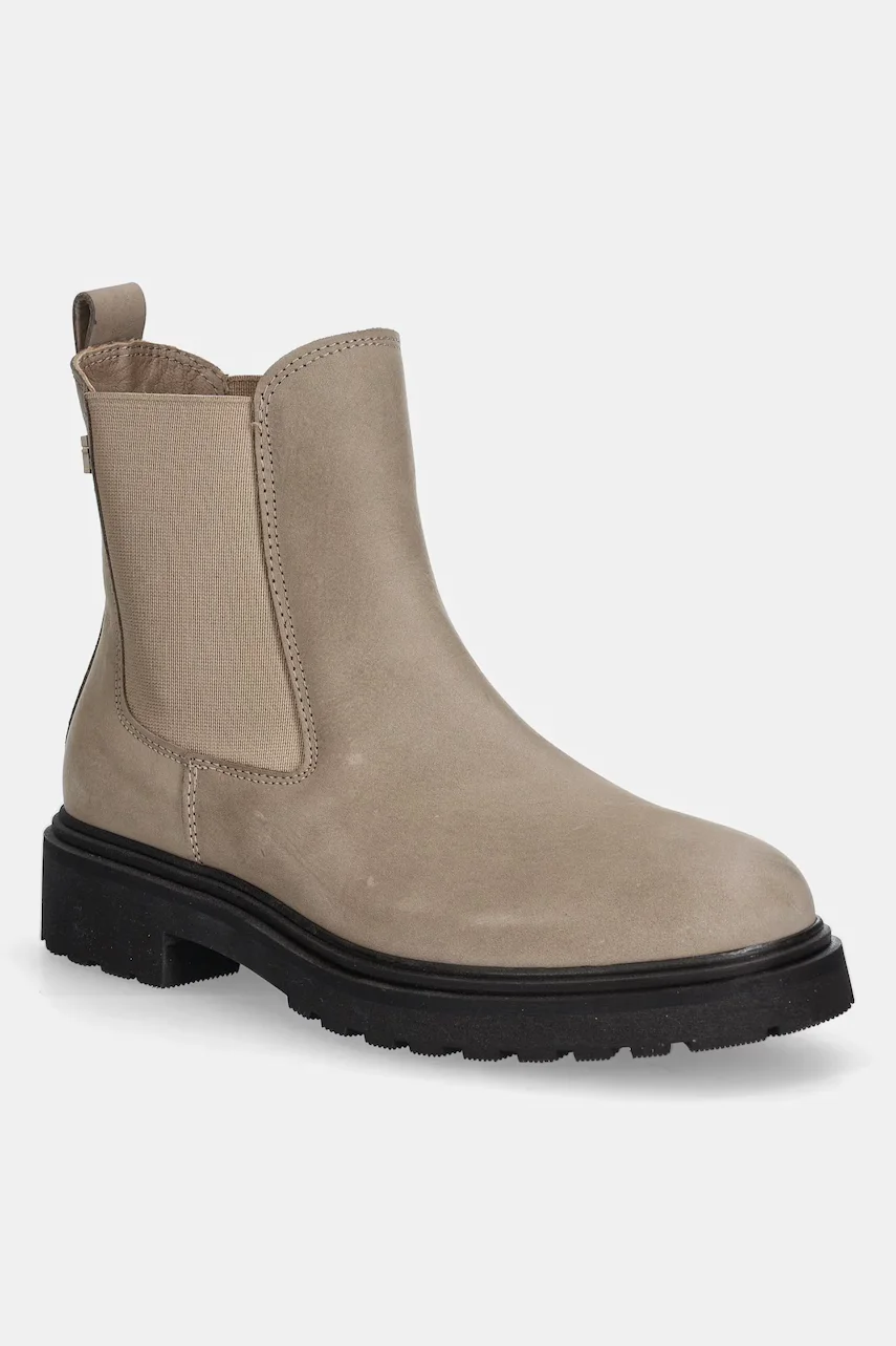 Tommy Hilfiger Боти челси от набук TH NUBUCK CLEATED CHELSEA