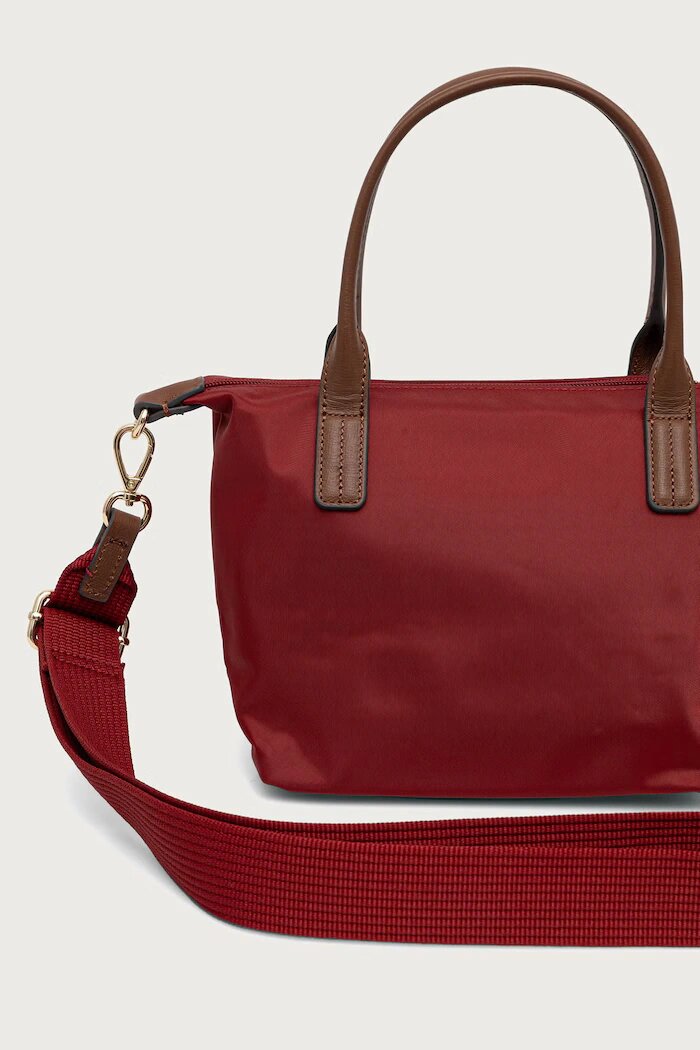 Tommy Hilfiger чанта crossbody дамска бордо AW0AW17709