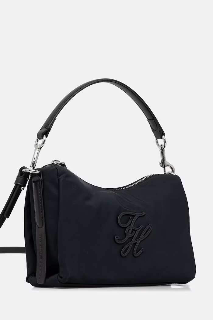 Tommy Hilfiger чанта crossbody дамска черна AW0AW18623
