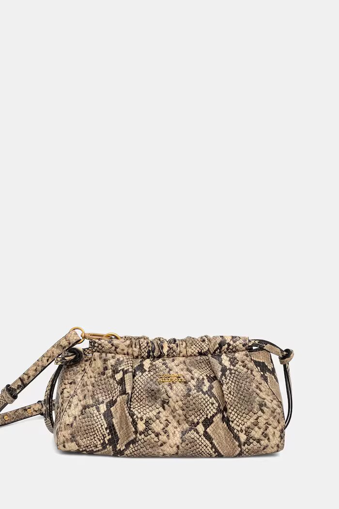 Tommy Hilfiger чанта crossbody дамска от кожа кафява AW0AW19286