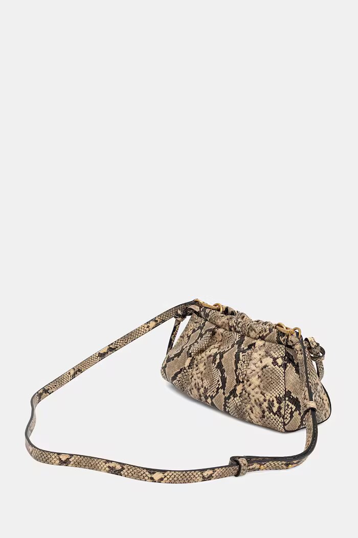 Tommy Hilfiger чанта crossbody дамска от кожа кафява AW0AW19286
