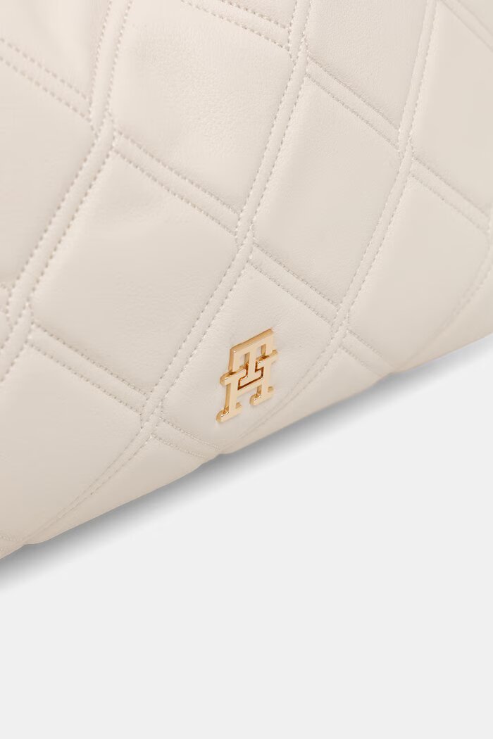 Tommy Hilfiger чанта дамска от имитация на кожа бежова AW0AW18716