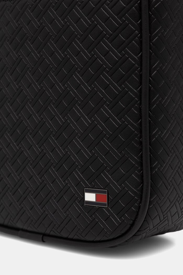 Tommy Hilfiger Чанта през рамо мъжка от имитация на кожа черна AM0AM14193