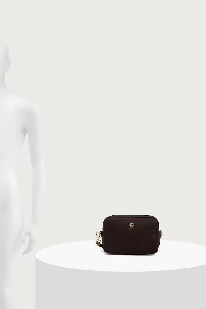 Tommy Hilfiger чанта с регулируема дръжка дамска кафява AW0AW17704