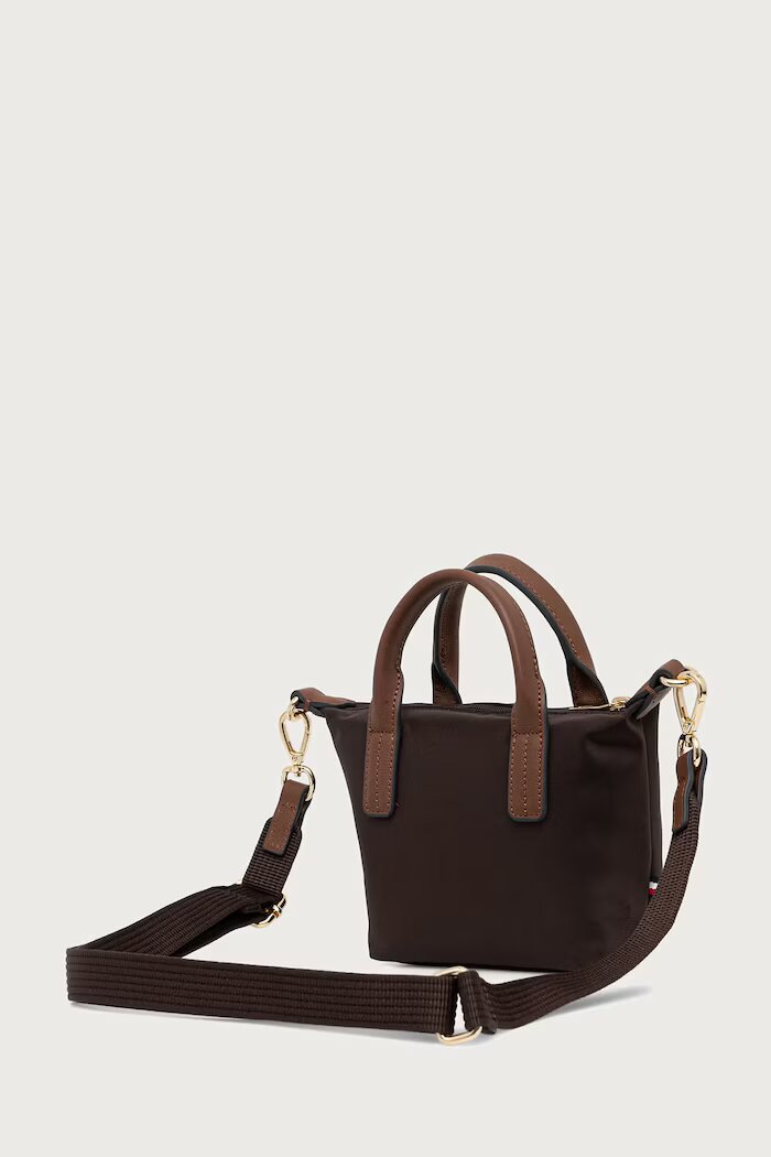 Tommy Hilfiger чанта tote дамска кафява AW0AW18368