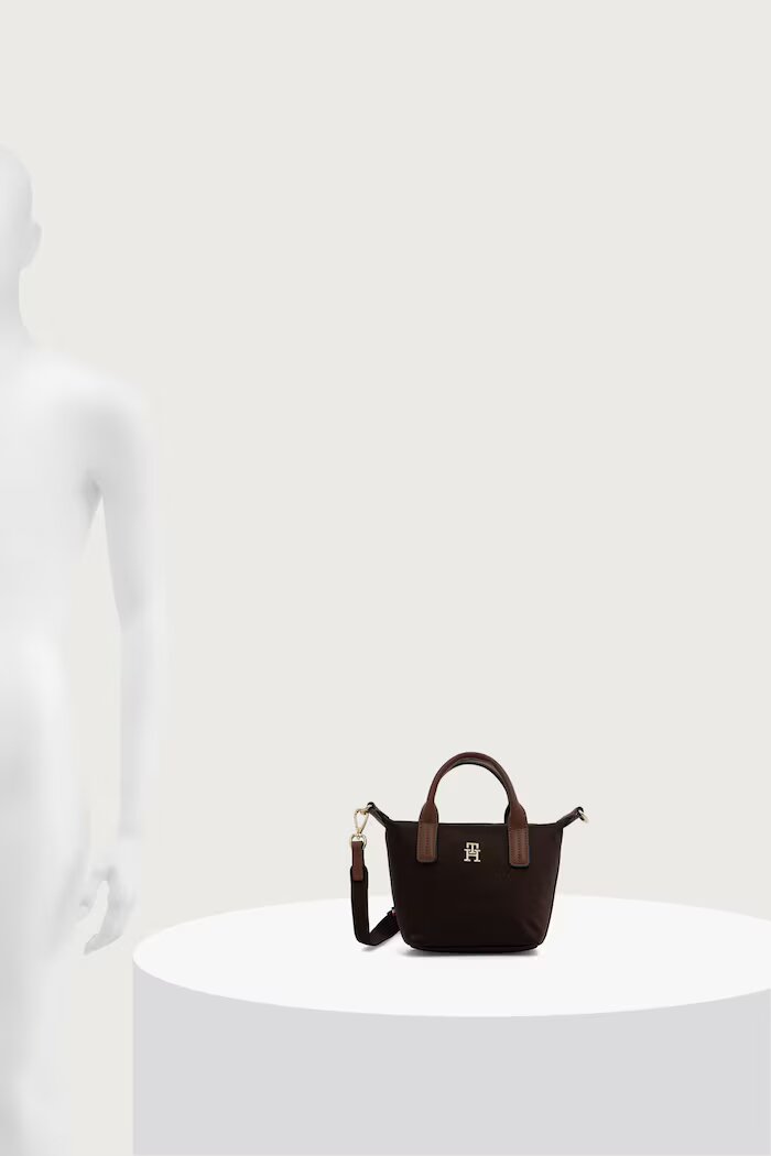 Tommy Hilfiger чанта tote дамска кафява AW0AW18368