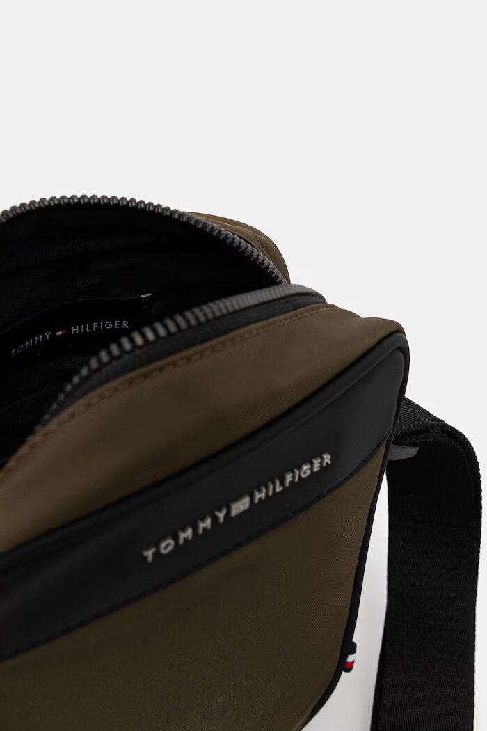 Tommy Hilfiger чанта за рамо мъжка зелена AM0AM14150