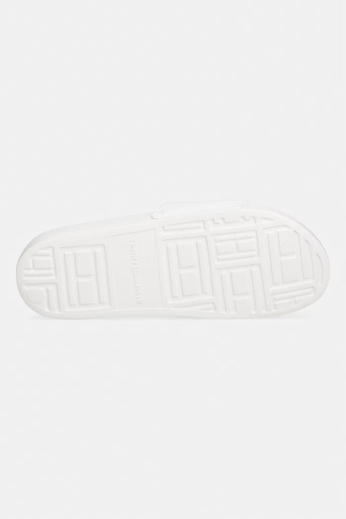 Tommy Hilfiger чехли дамски TH SCRIPT POOL SLIDE бели FW0FW09286