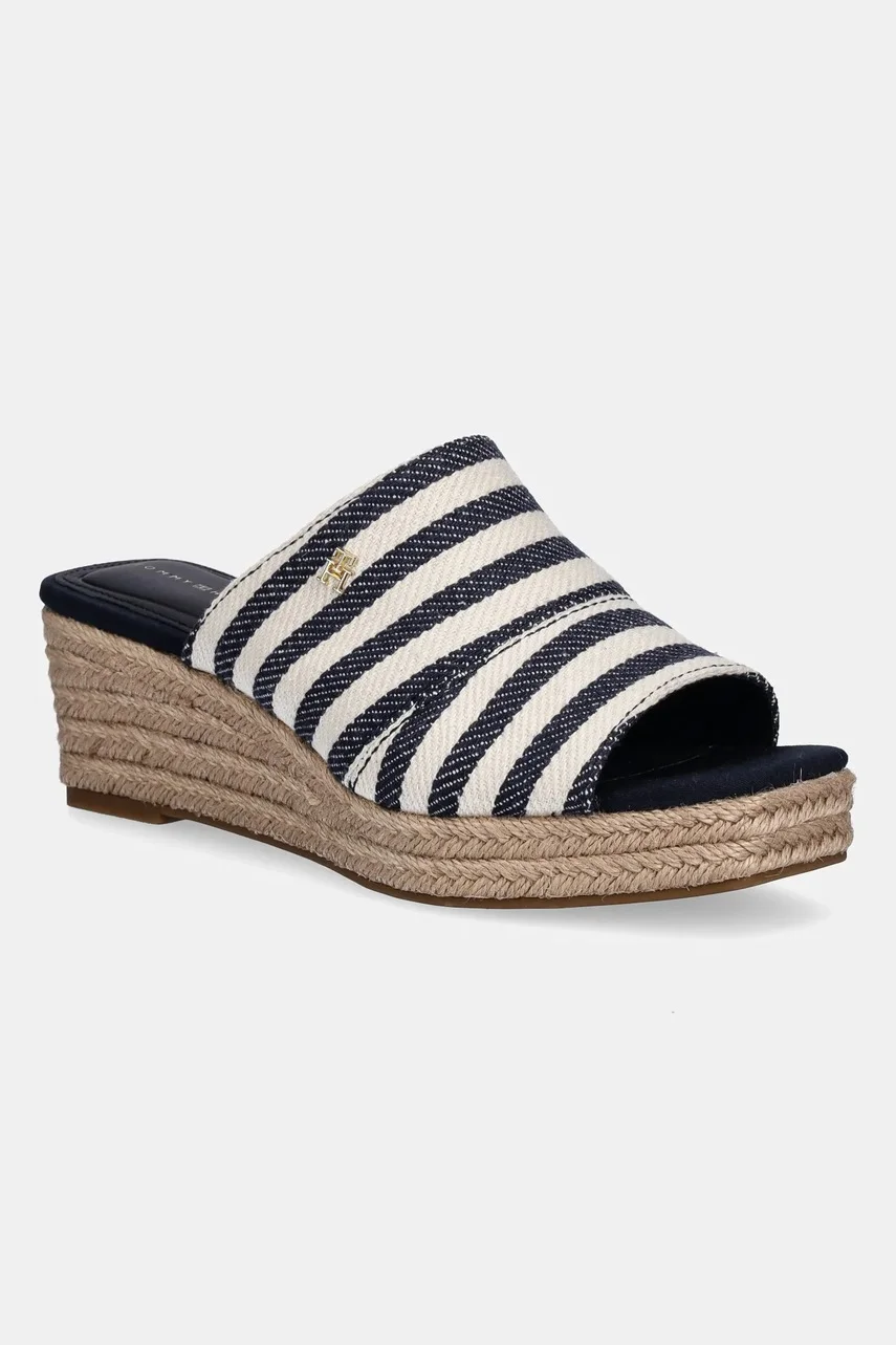 Tommy Hilfiger Чехли NAUTICAL STRIPES ESPADRILLE MULE