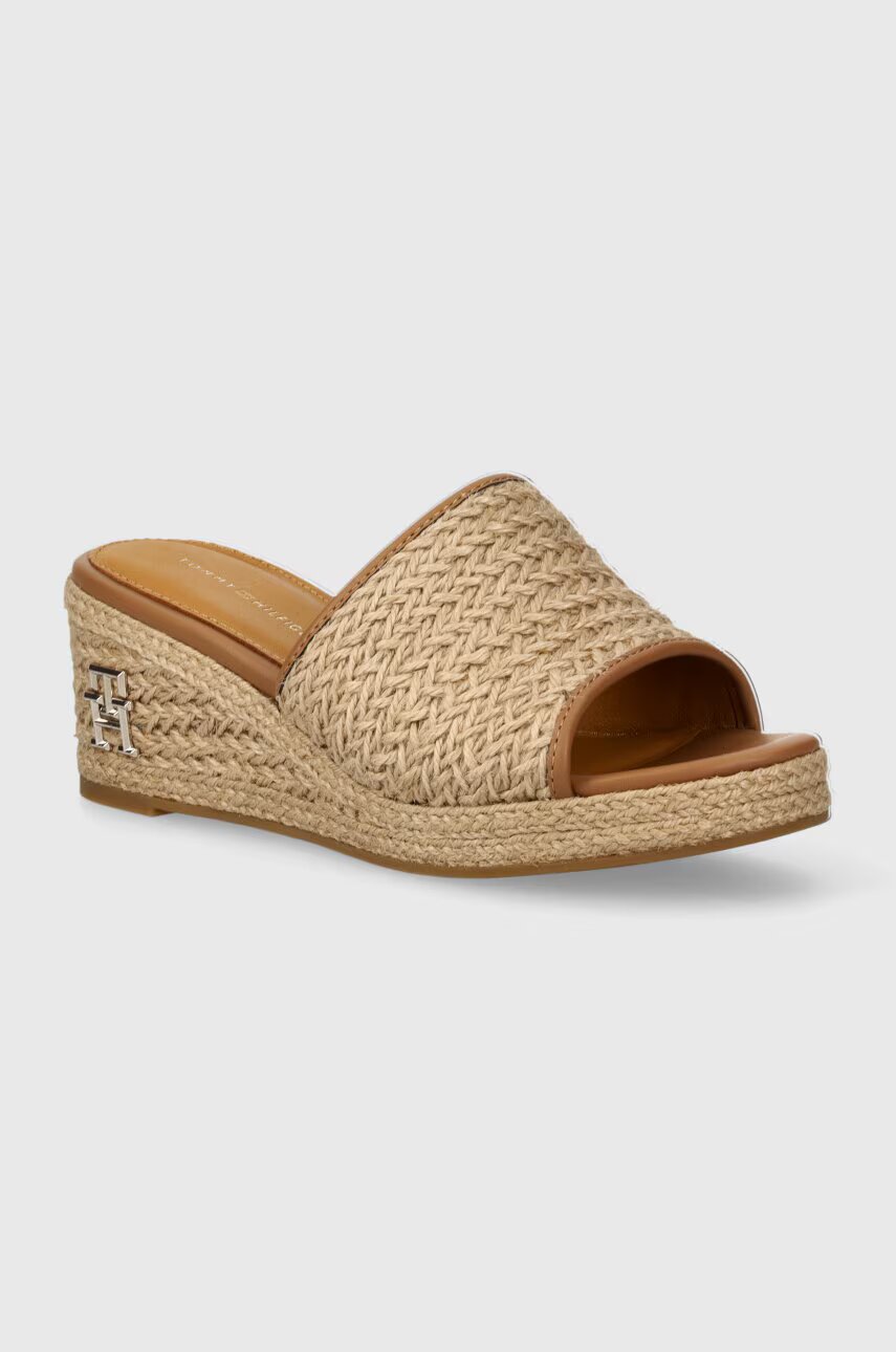 Tommy Hilfiger Чехли TH ROPE WEDGE SANDAL