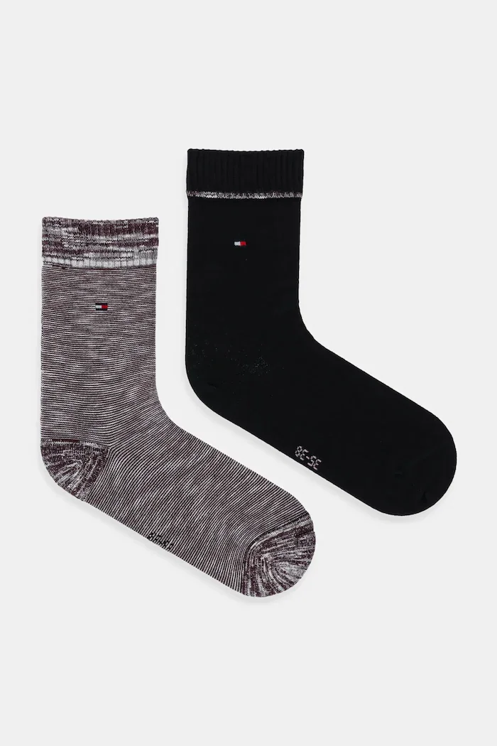 Tommy Hilfiger Чорапи (2 чифта) в бордо 701236460