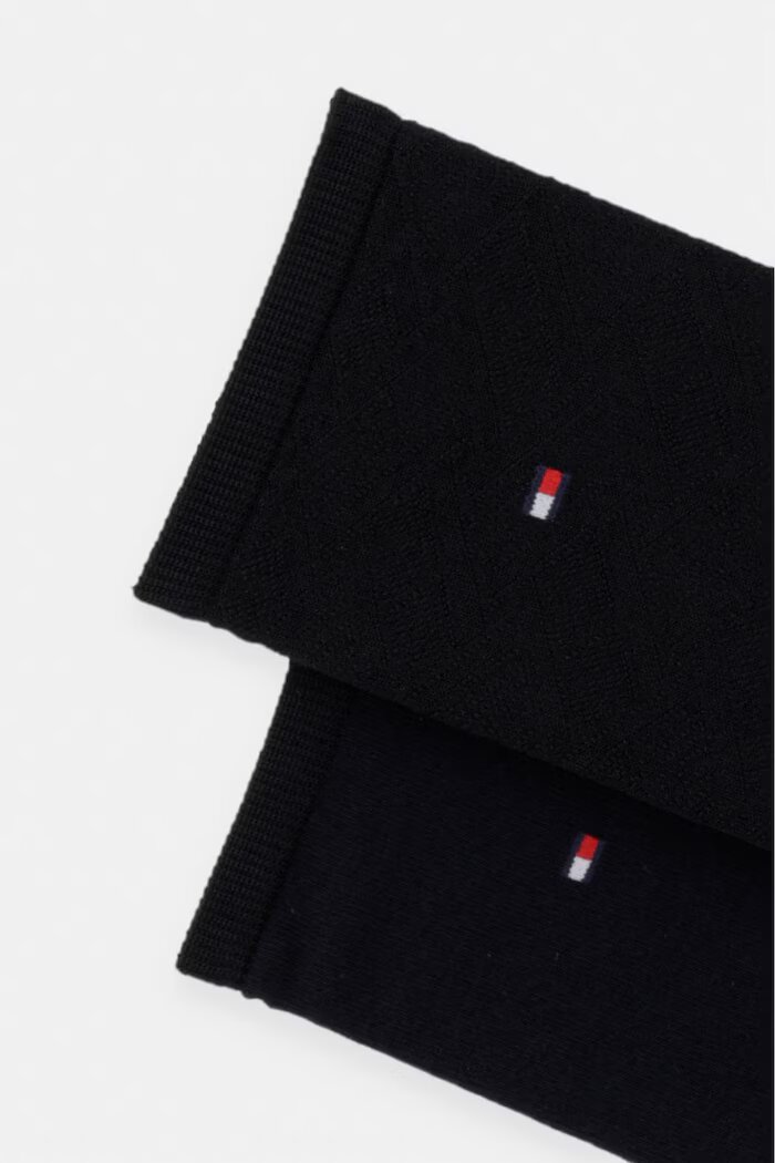 Tommy Hilfiger чорапи дамски с вискоза 2 броя черни 701242181