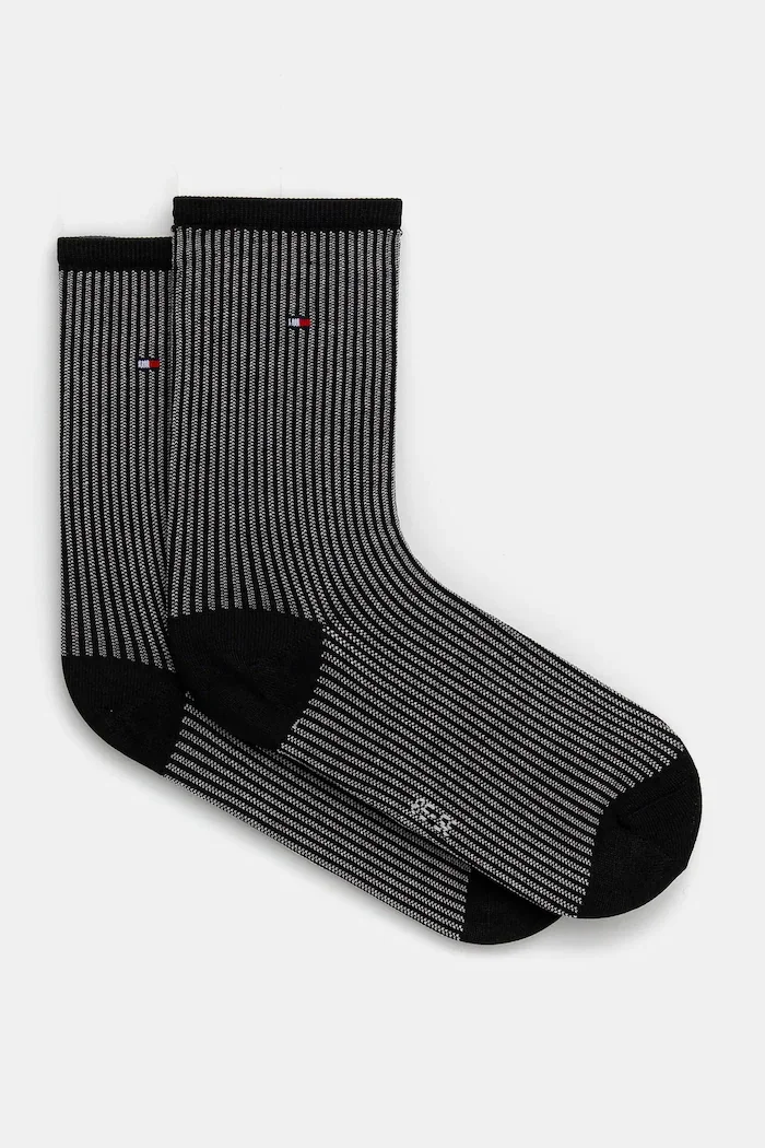 Tommy Hilfiger чорапи дамски с вискоза черни 701229326