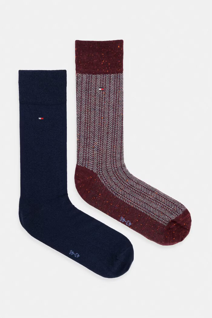 Tommy Hilfiger чорапи мъжки 2 броя бордо 701241824